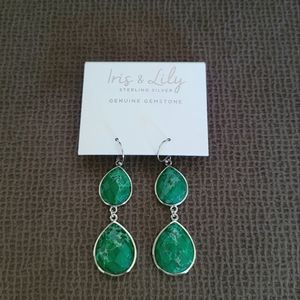 Iris & Lily Green💚 Jasper Earrings